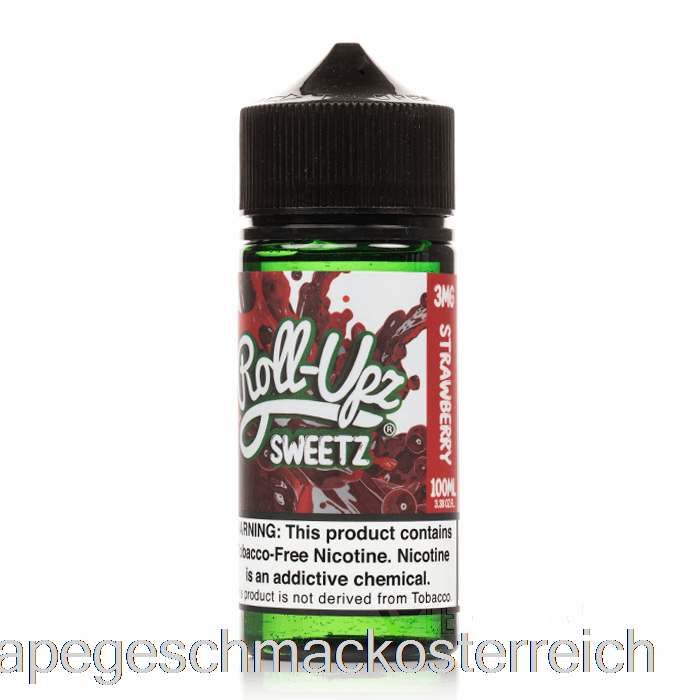 Erdbeere - Saft Roll-upz - 100ml 0mg Vape-Geschmack